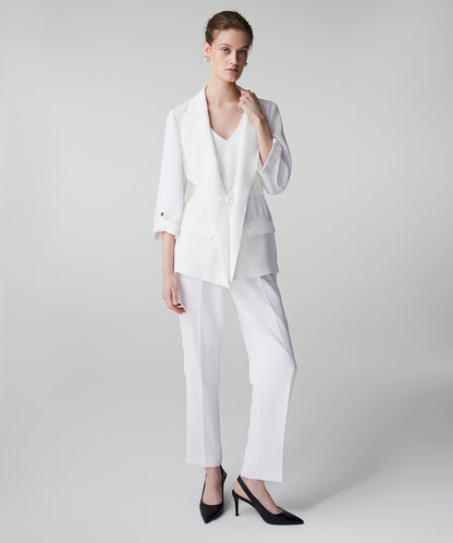 Belden Bağlamalı Blazer