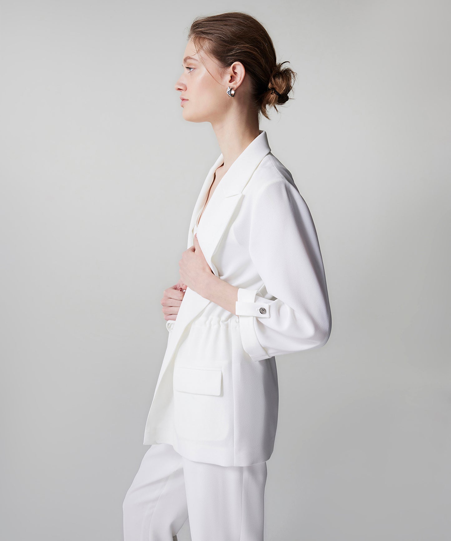 Belden Bağlamalı Blazer