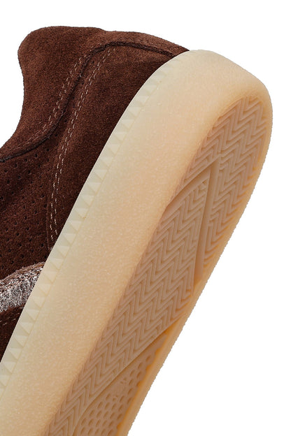 Kadın Kahverengi Bağcıklı Süet Deri Sneaker