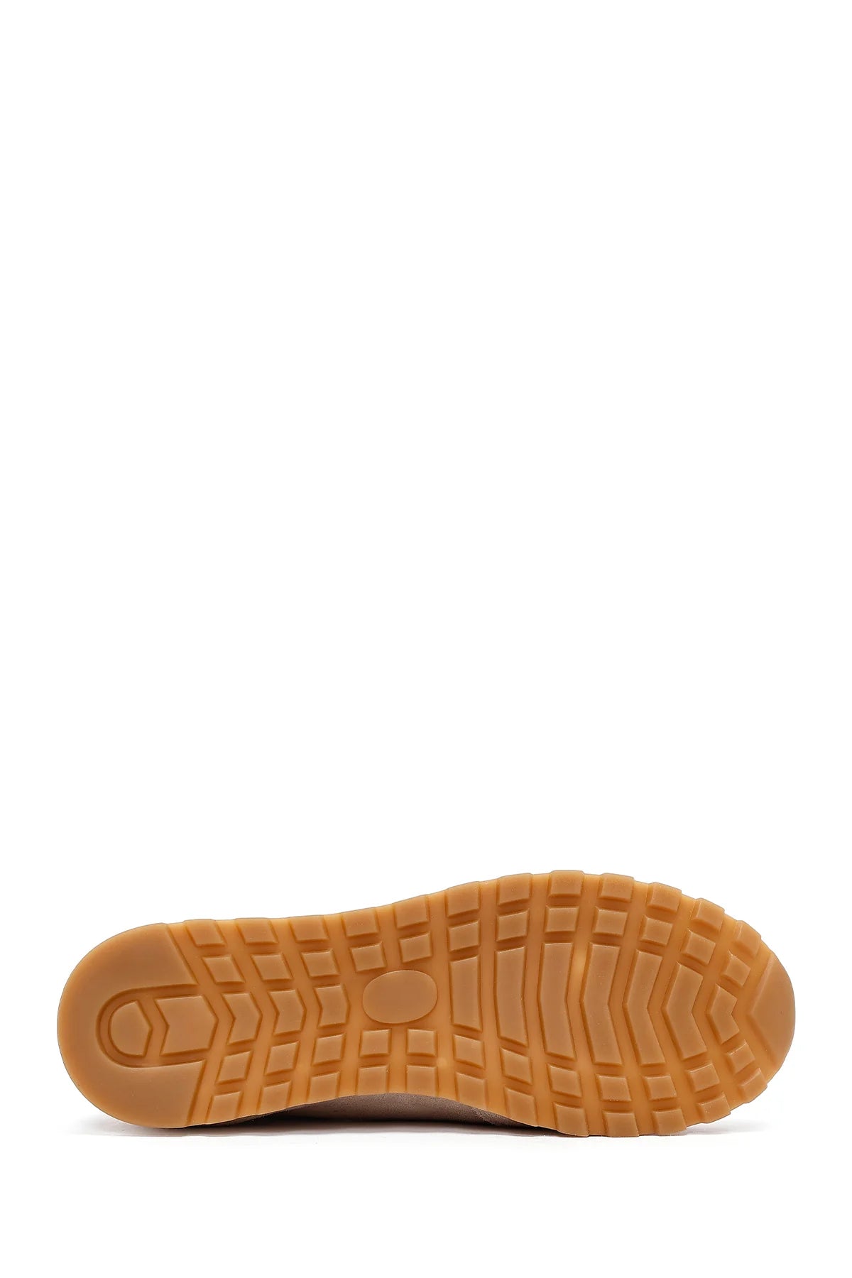 Kadın Bej Bağcıklı Süet Deri Sneaker