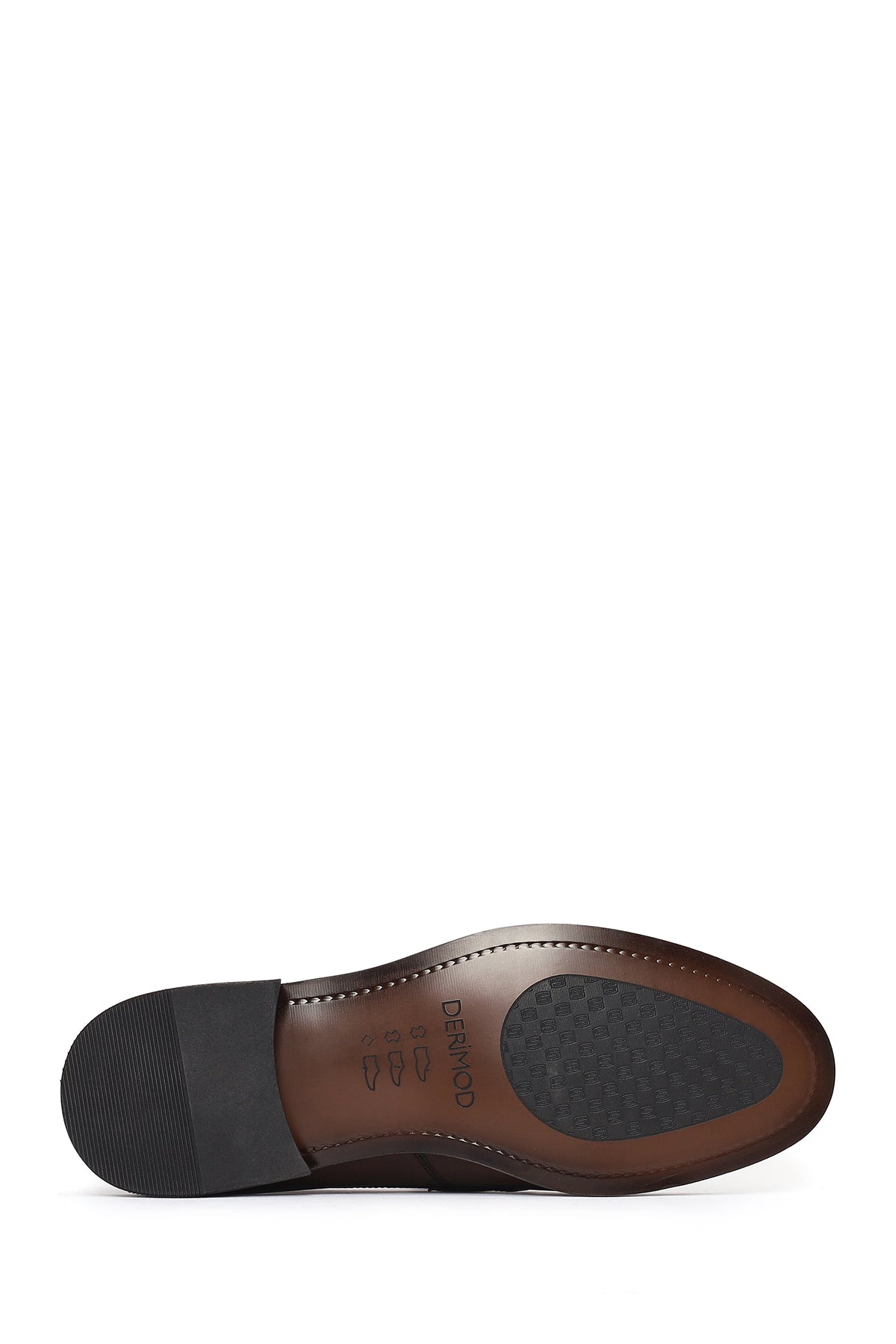 Erkek Kahverengi Deri Klasik Loafer