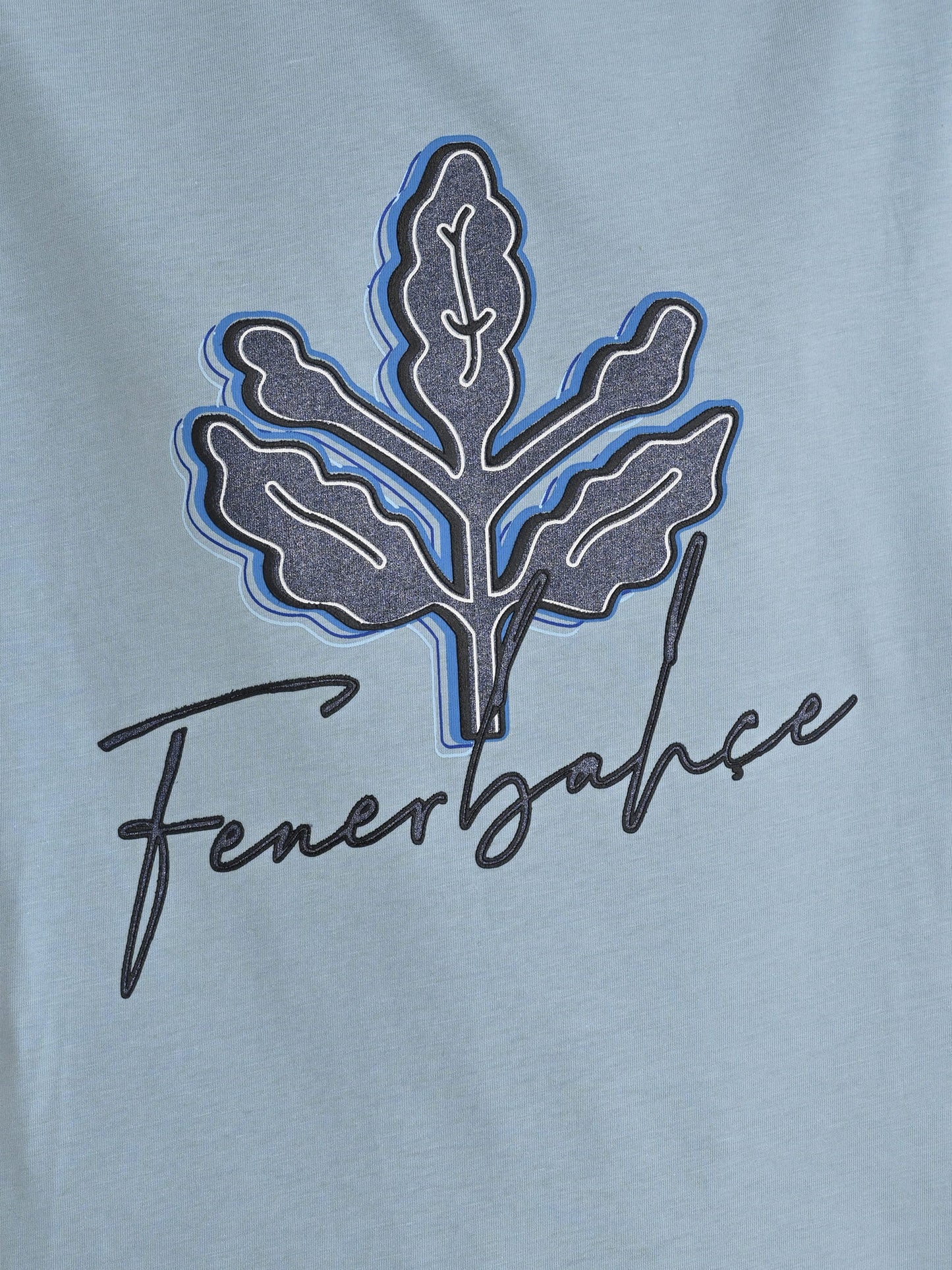 Fenerbahçe Mavi Trend Palamut Kadın Tshirt