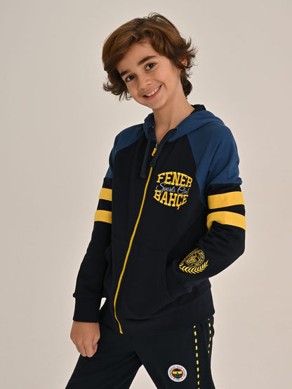 Fenerbahçe Lacivert Kolej Fb Sports Club Çocuk Sweatshirt