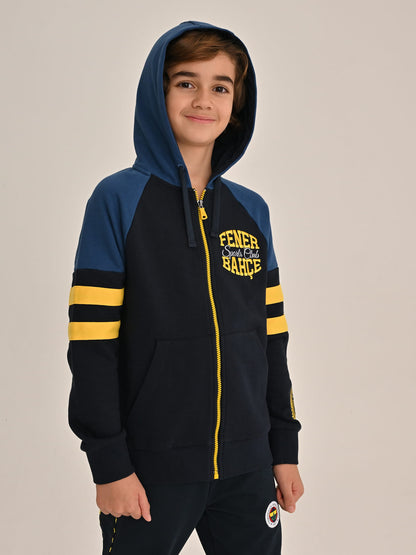 Fenerbahçe Lacivert Kolej Fb Sports Club Çocuk Sweatshirt