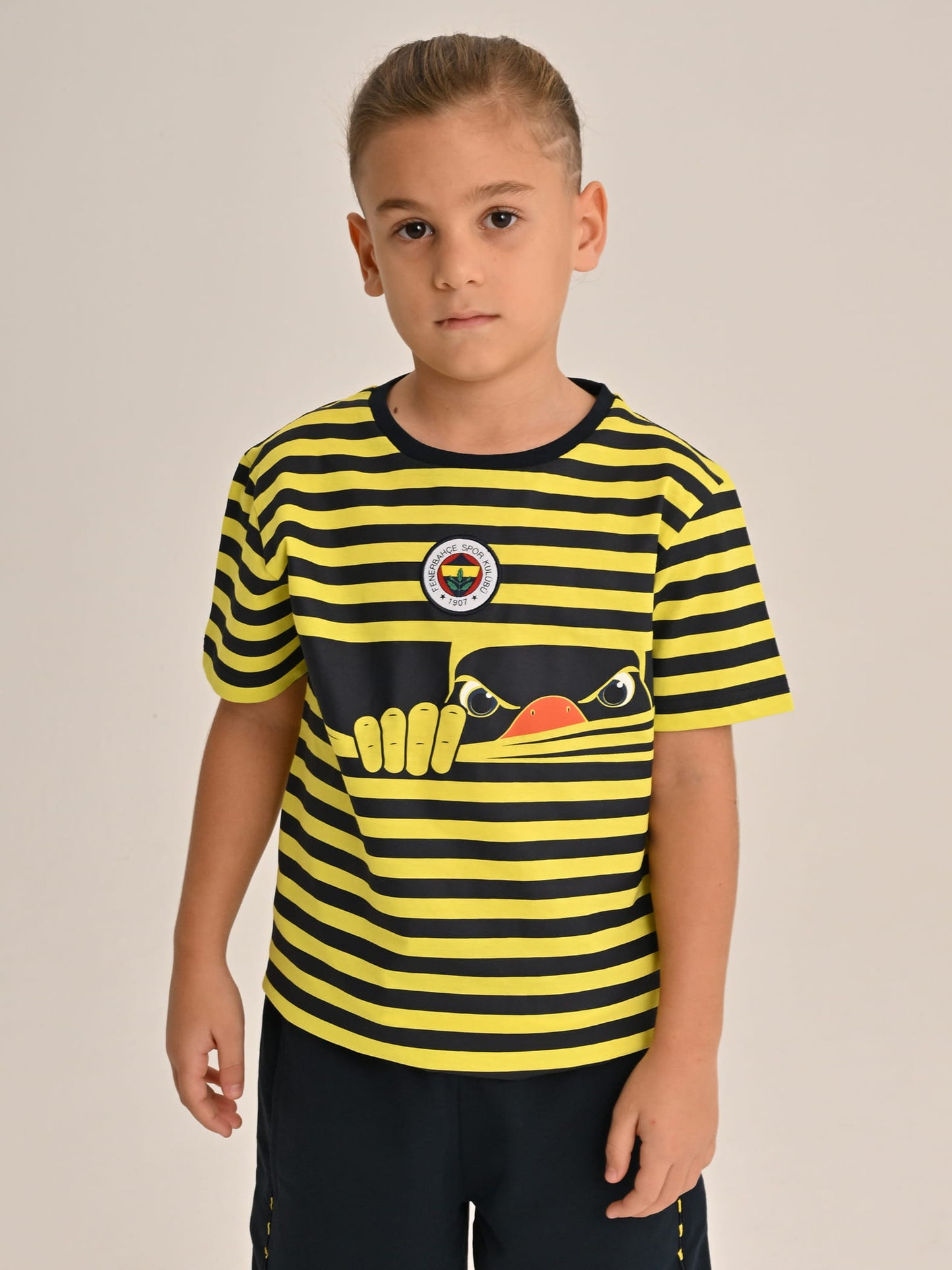 Fenerbahçe Sarı Lacivert Tribün Yellow Çocuk Tshirt