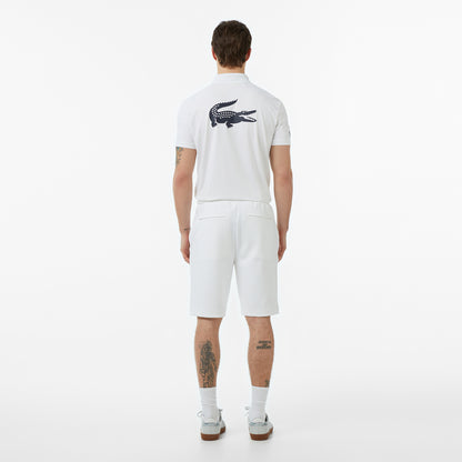 Erkek Regular Fit Beyaz Şort