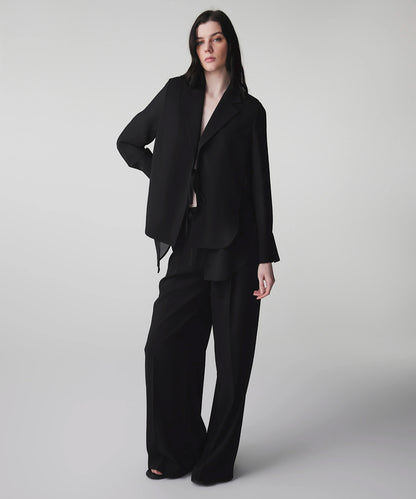 Kumaş Mix Vatkalı Blazer