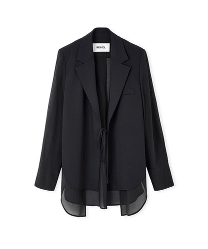 Kumaş Mix Vatkalı Blazer