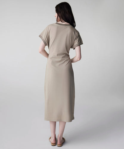 Belden Bağlamalı Elbise