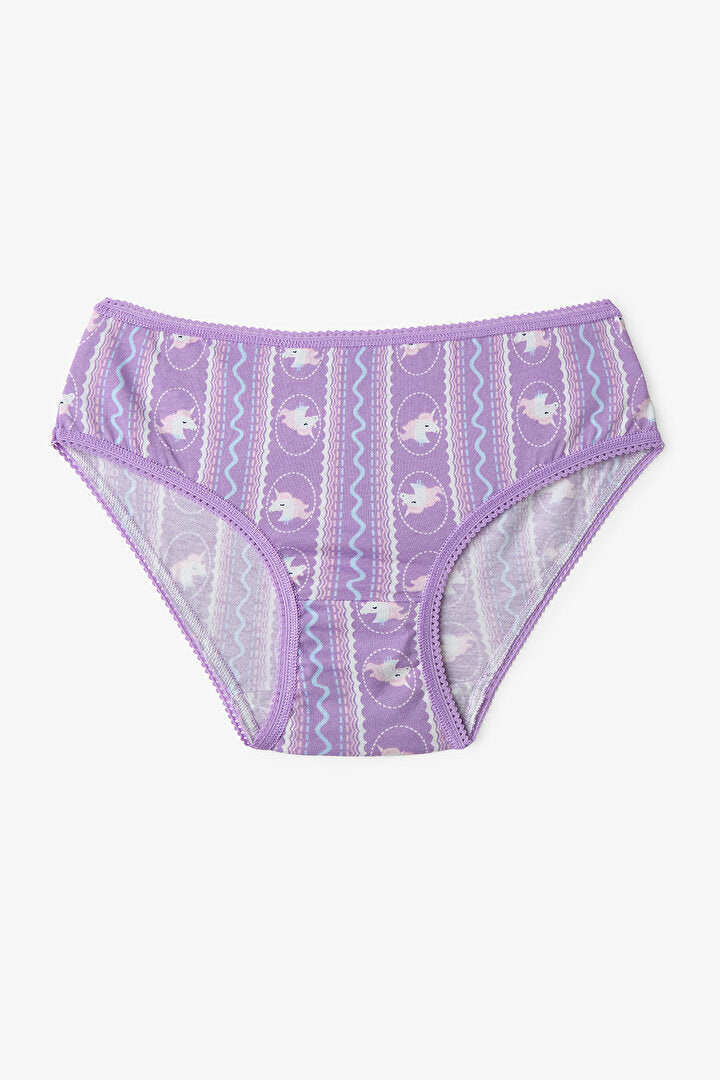 Pembe Kız Çocuk Sleepycorn 5'li Slip Külot