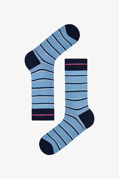Erkek Renkli Candy Stripes 3'lü Soket
