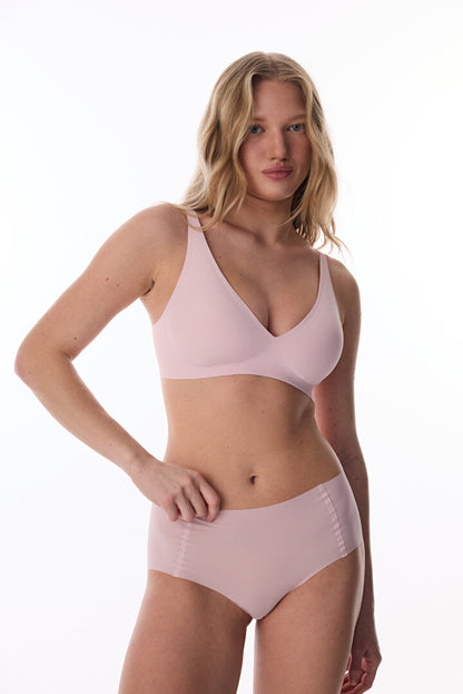 Pembe Fit Decolette Sütyen