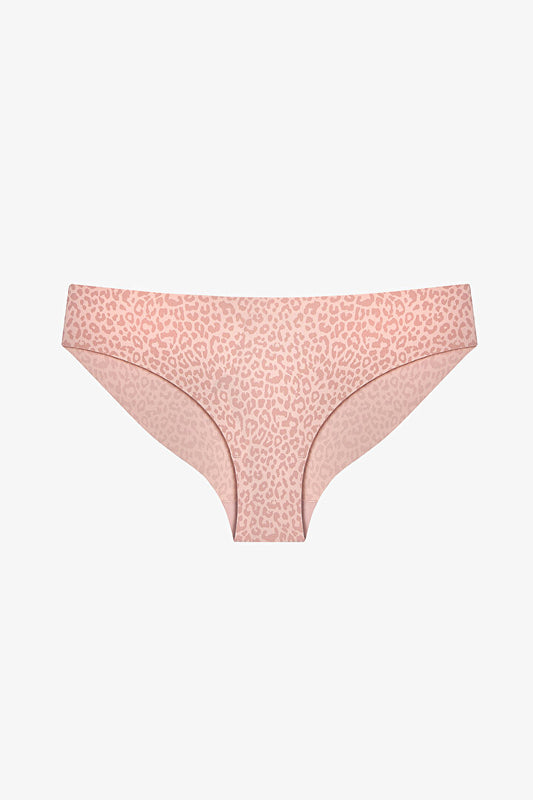 Pembe Leoparlı Slip Külot
