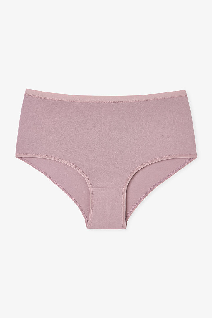 Renkli Deep Clay 3'lü Yüksek Bel Slip Külot