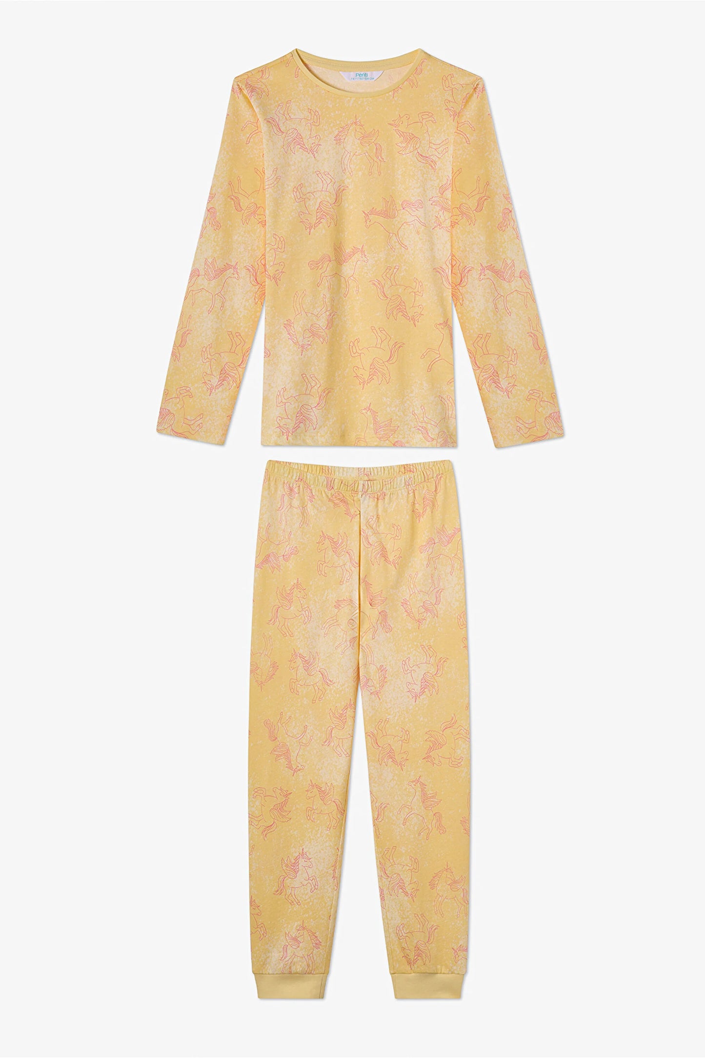 Pembe Kız Çocuk Flying 2'li Pijama Takımı