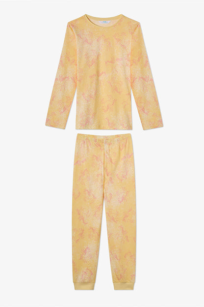Pembe Kız Çocuk Flying 2'li Pijama Takımı