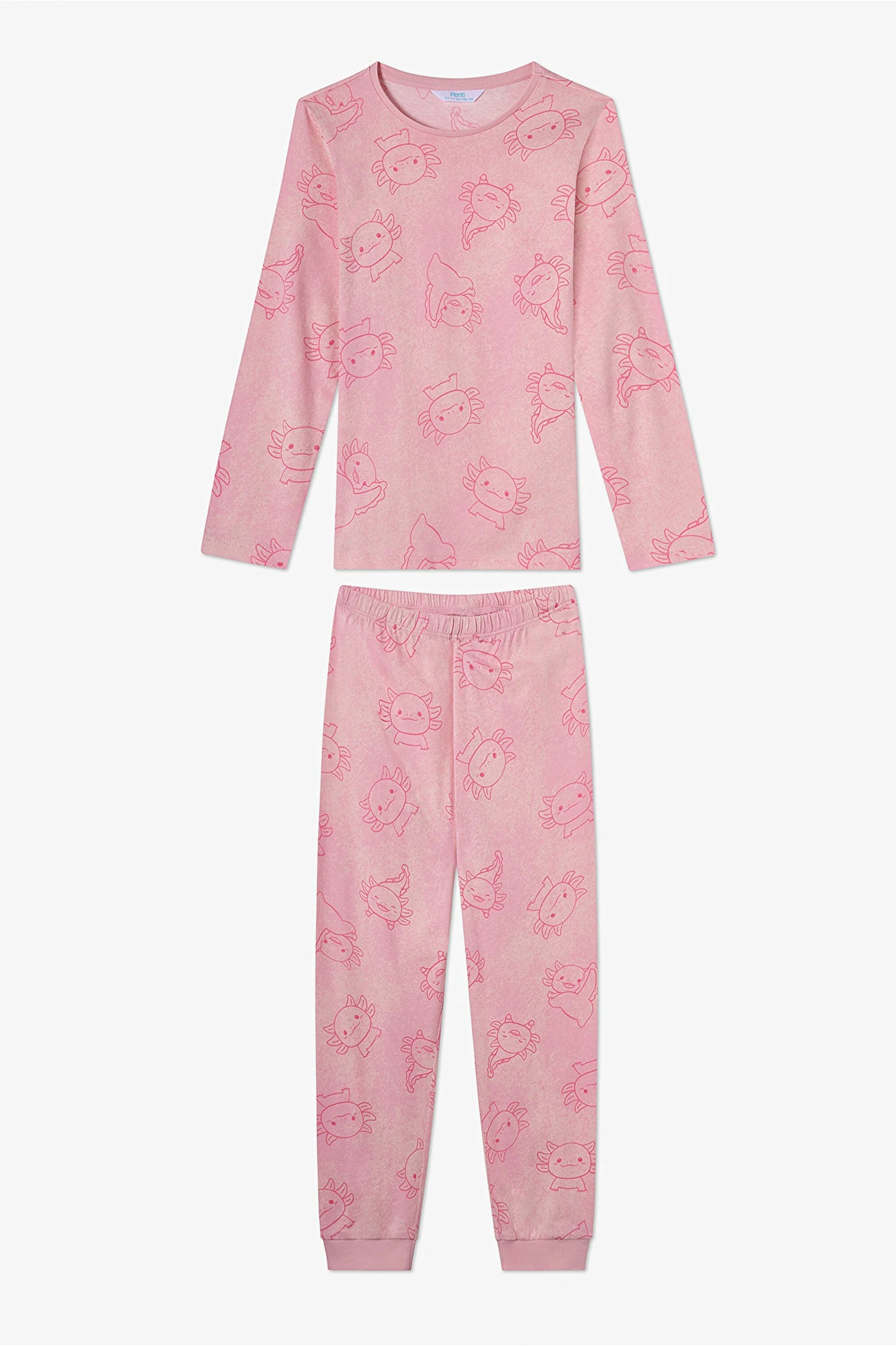 Pembe Kız Çocuk Flying 2'li Pijama Takımı