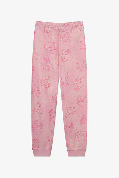 Pembe Kız Çocuk Flying 2'li Pijama Takımı