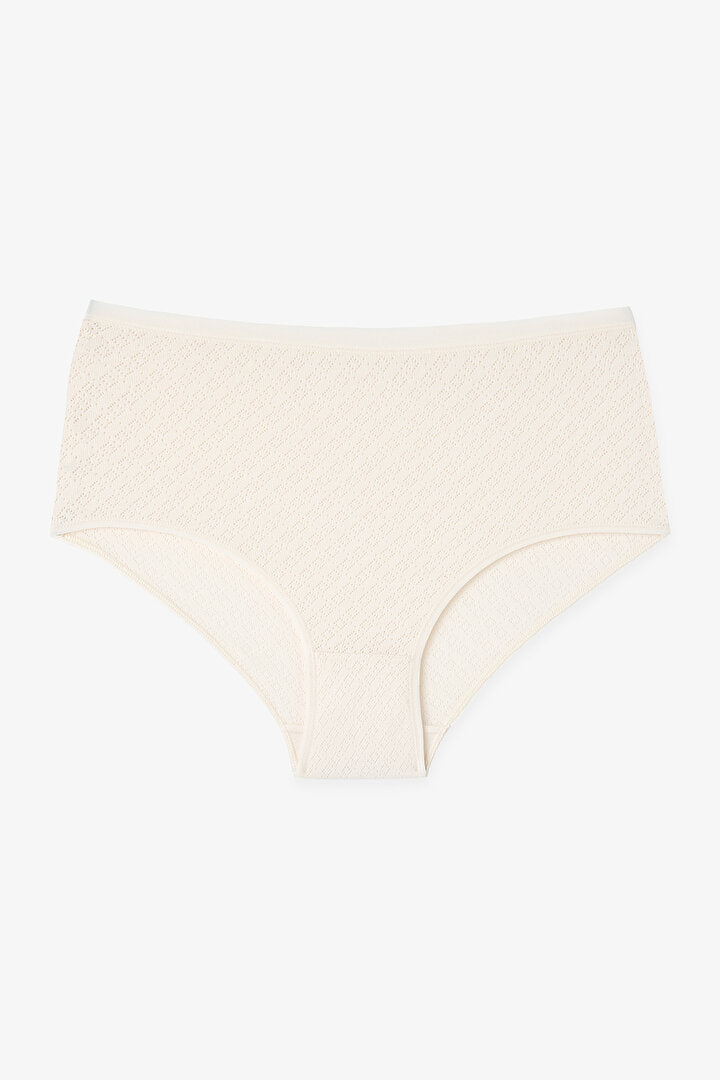Renkli Sweet Feel 3'lü Pointel Yüksek Bel Slip Külot