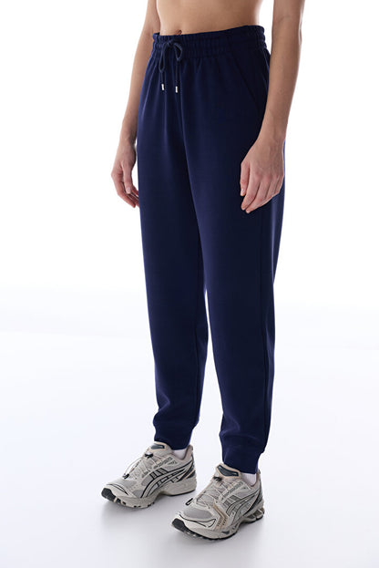Lacivert Modal Cuff Jogger Pantolon