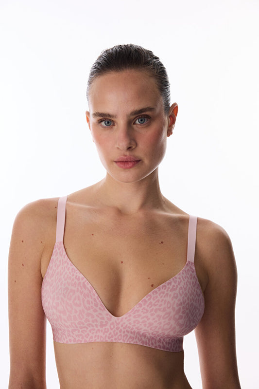 Pembe Fit Üçgen Sütyen