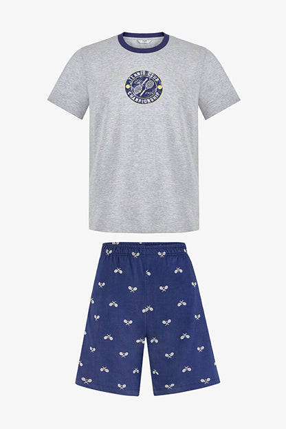 Erkek Renkli Boardwalk Track Pijama Takımı