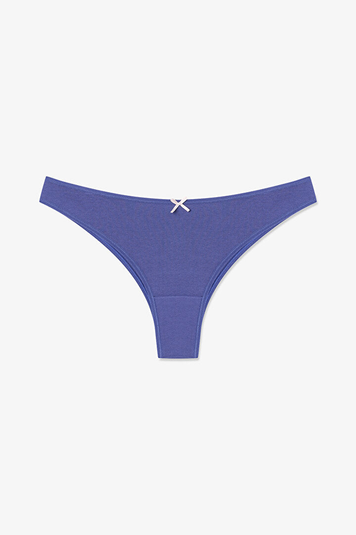Renkli Lilac Princess 3'lü Brazilian Külot