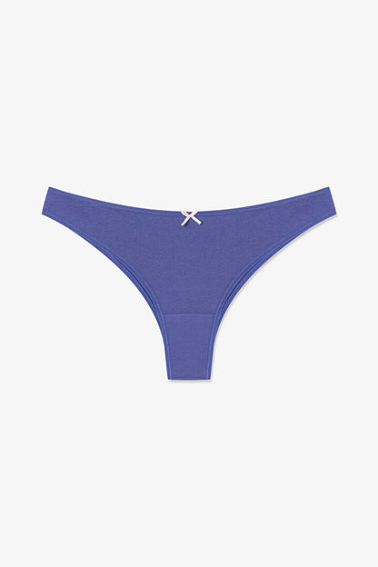 Renkli Lilac Princess 3'lü Brazilian Külot