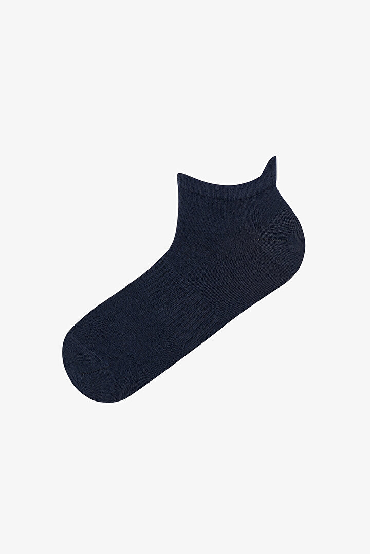 Erkek Navy Bamboo 3'lü Patik Çorap