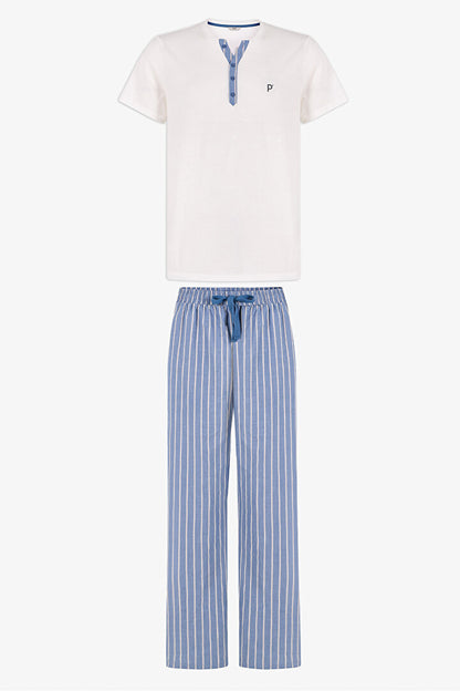 Erkek Renkli Soft Shore Pijama Takımı