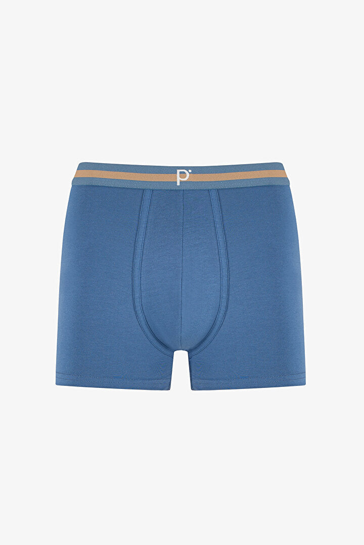 Erkek Renkli City Grid Çoklu Boxer