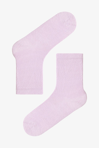 Renkli Kız Çocuk Purple Ballerina 4'lü Soket Çorap