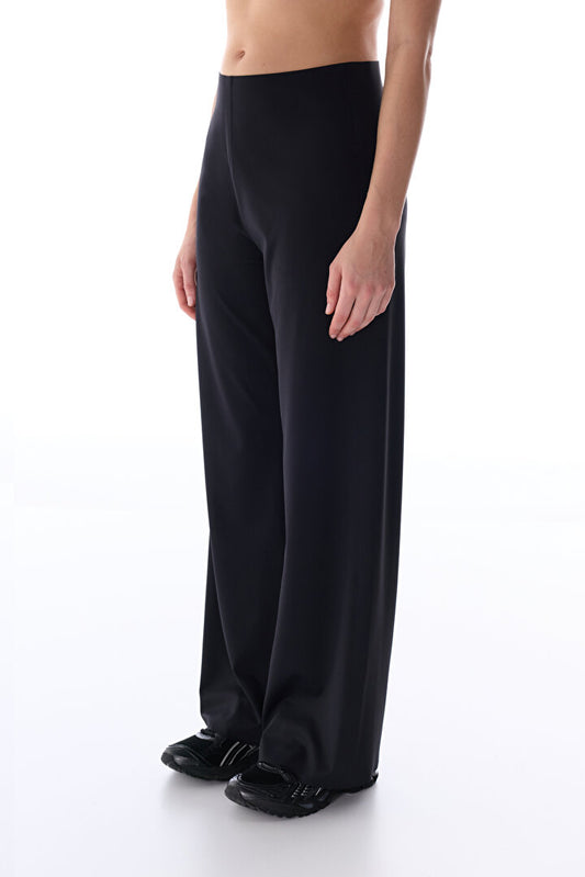 Siyah Compressive Waist Effect Pantolon