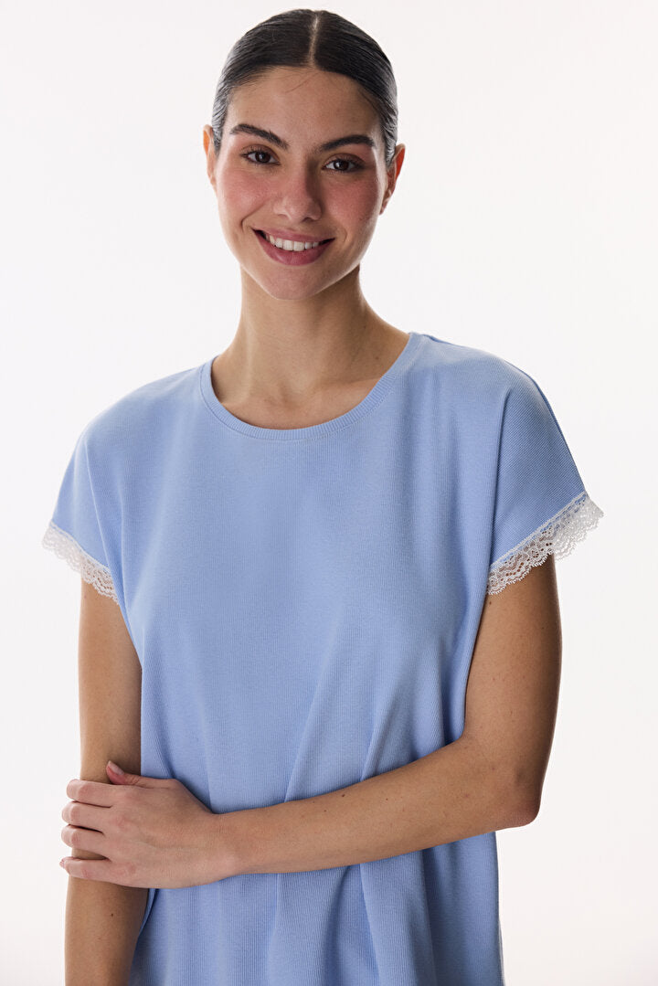 Mavi Chloe Blue Kapri Pijama Takımı