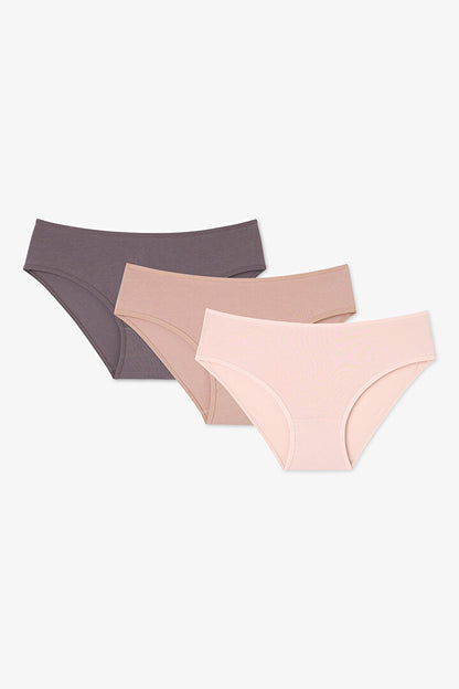 Renkli Earth Tones 3'lü Cover Slip Külot