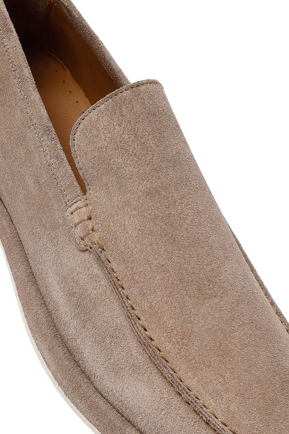 Erkek Bej Süet Deri Loafer