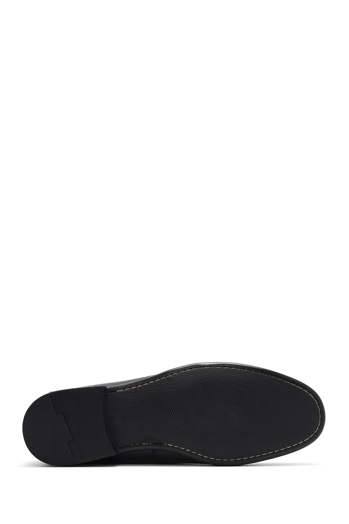 Erkek Siyah Püsküllü Deri Casual Loafer