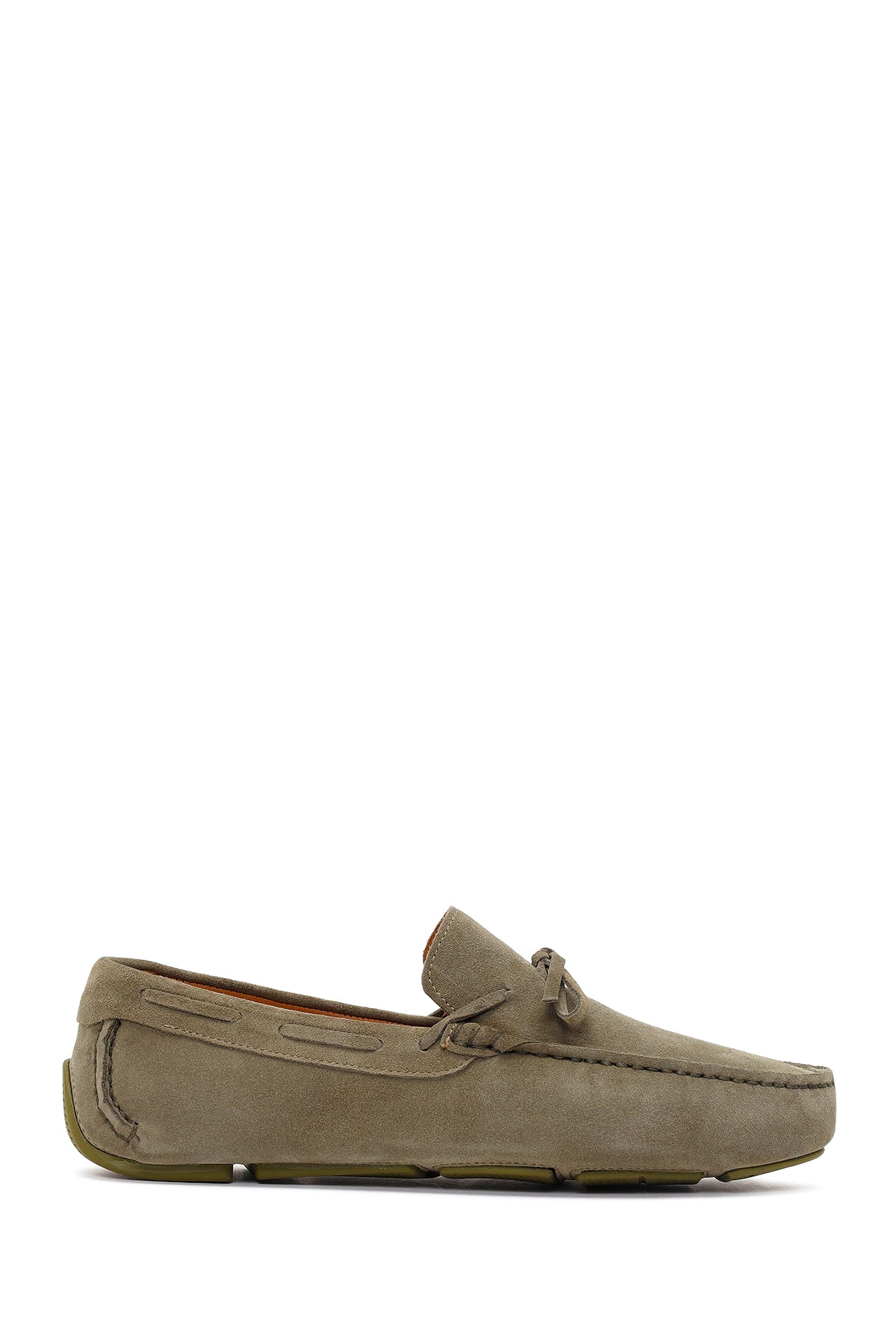 Erkek Yeşil Süet Deri Loafer