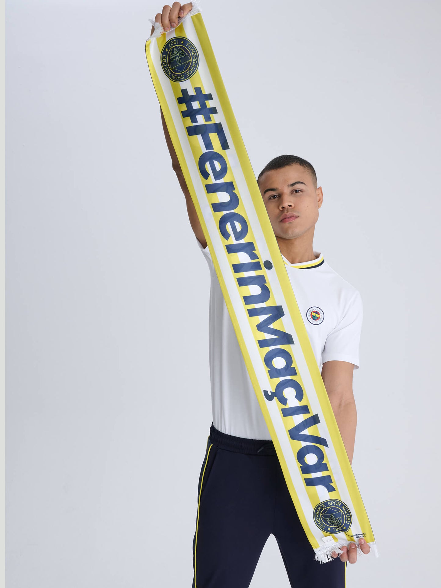 Fenerbahçe Sarı Lacivert Fenerin Maçı Var Unisex Şal