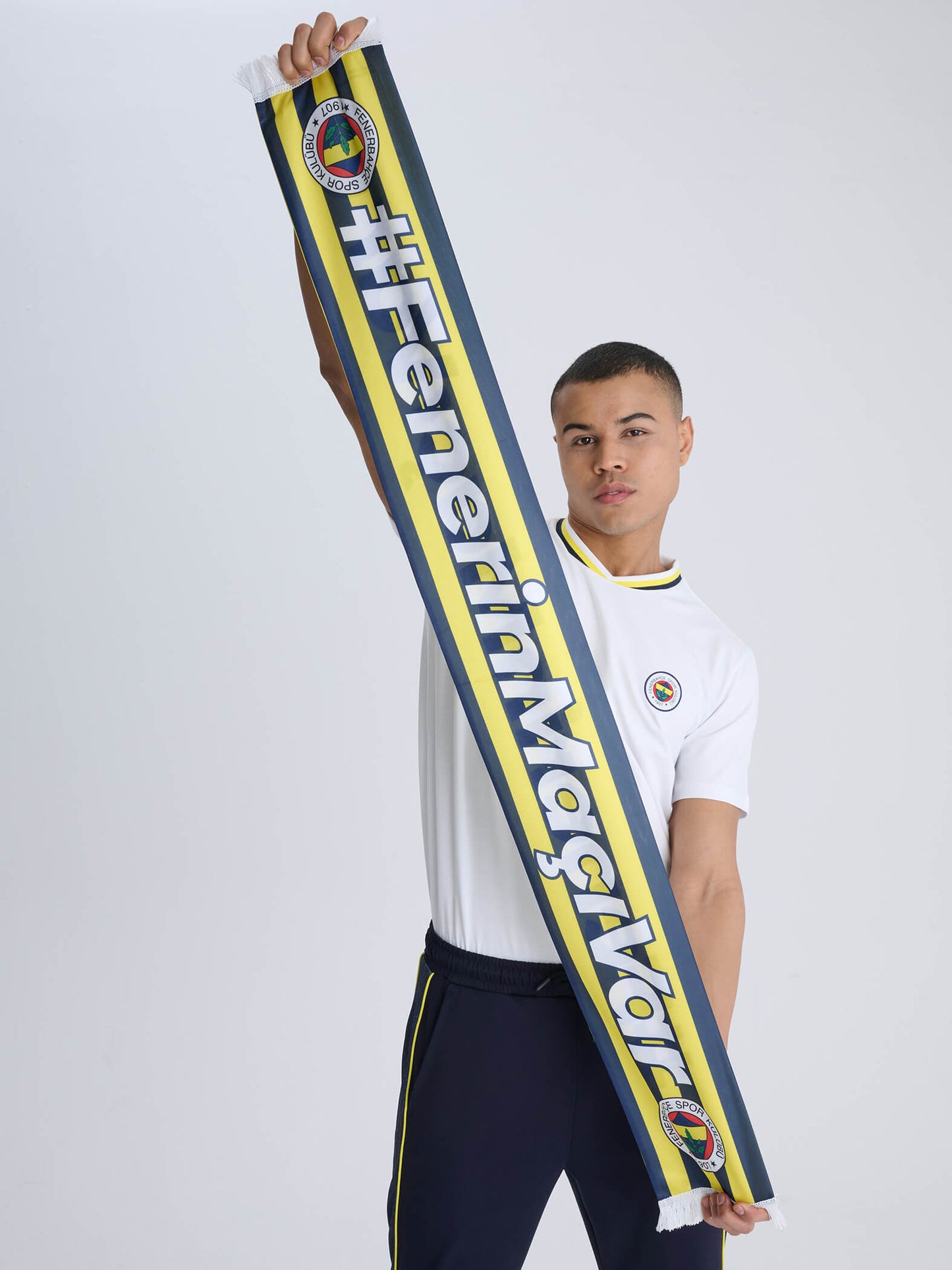 Fenerbahçe Sarı Lacivert Fenerin Maçı Var Unisex Şal
