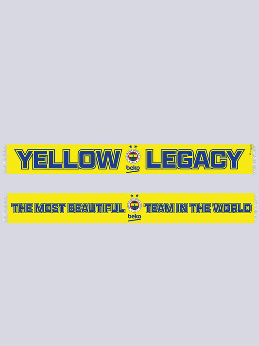 Fenerbahçe Basketbol Şampiyonluk Yellow Legacy Şal