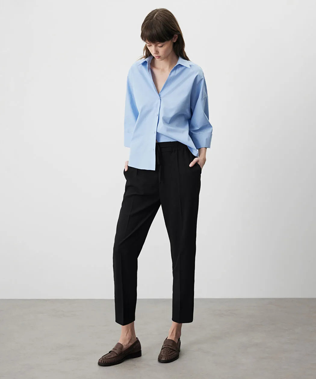 Belden Bağlamalı Carrot Fit Pantolon