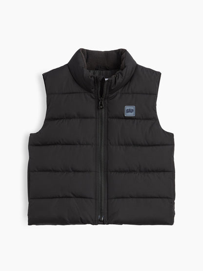 Siyah Puffer Şişme Yelek