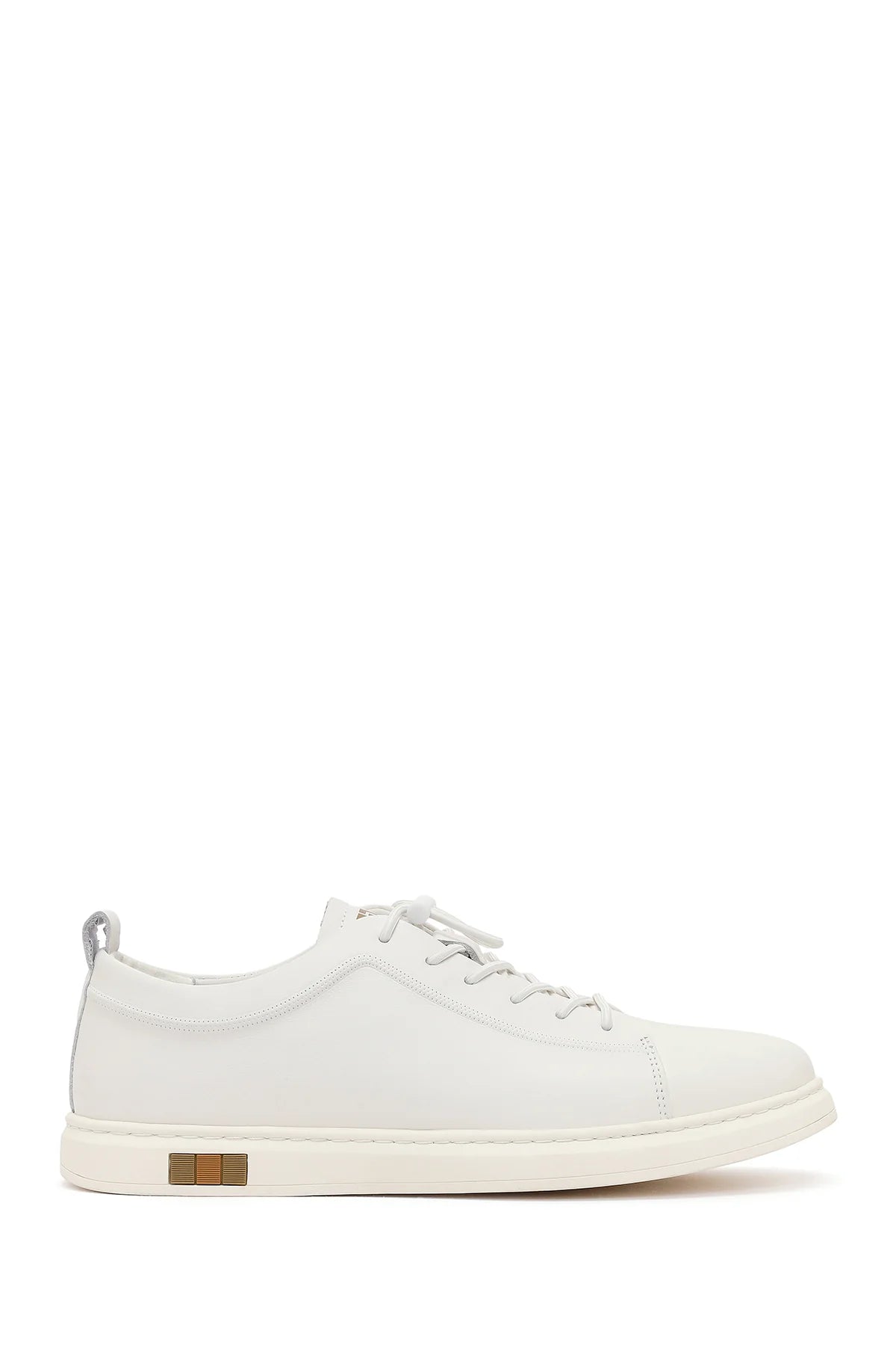 Erkek Beyaz Deri Sneaker