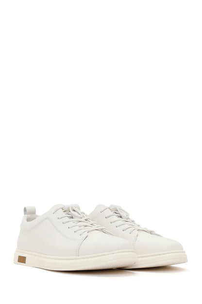 Erkek Beyaz Deri Sneaker