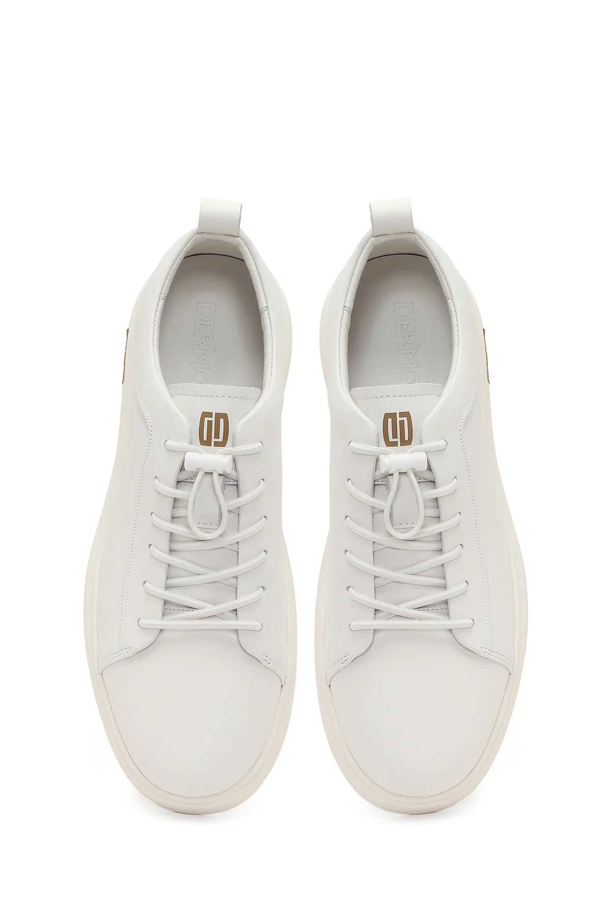 Erkek Beyaz Deri Sneaker
