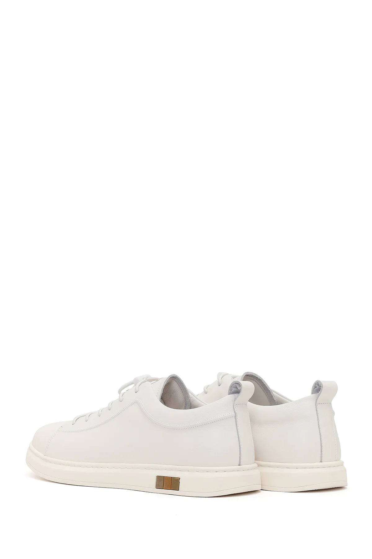 Erkek Beyaz Deri Sneaker