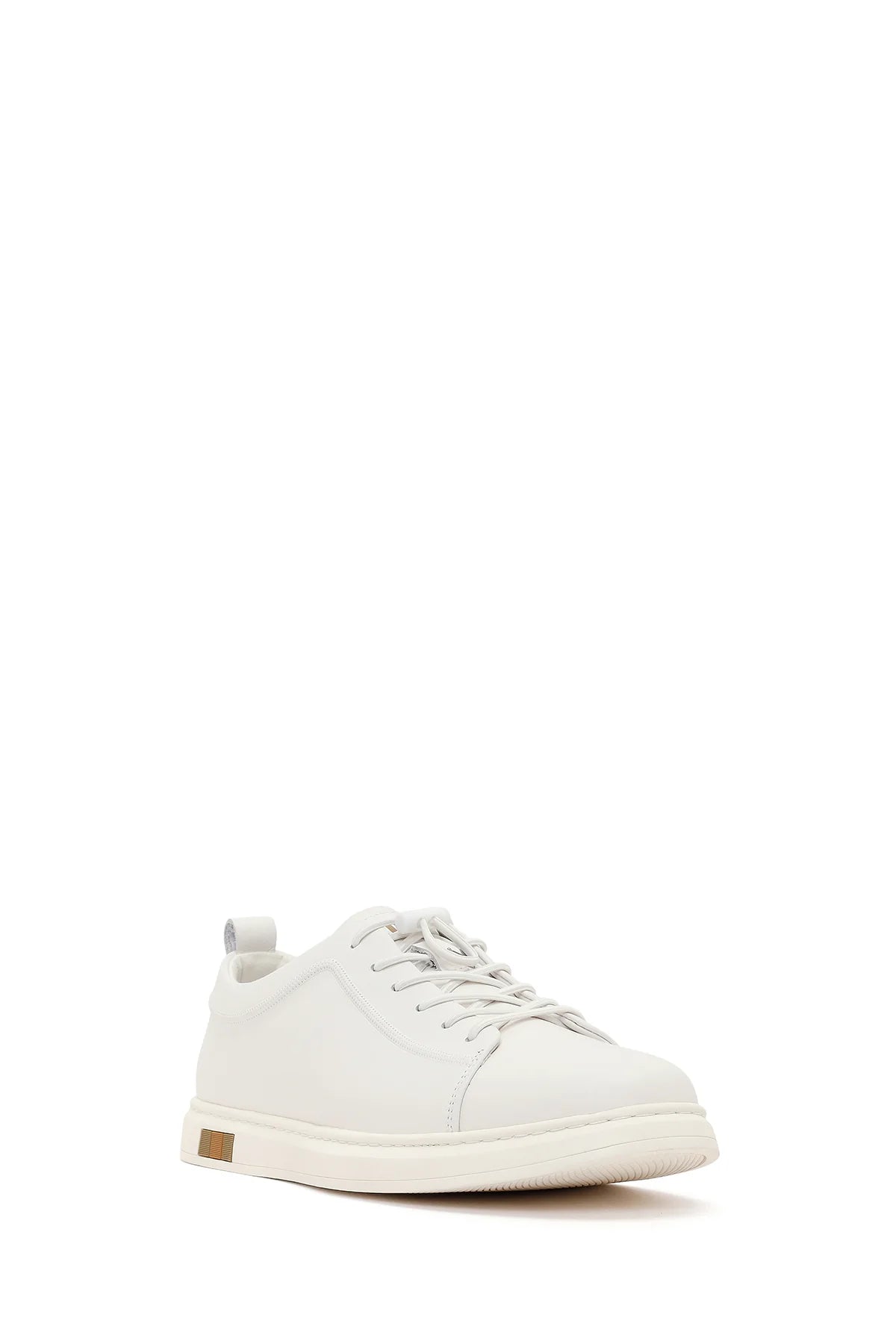 Erkek Beyaz Deri Sneaker