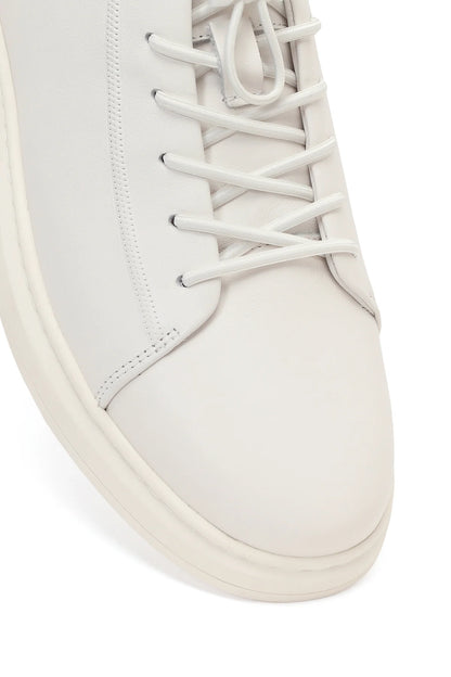 Erkek Beyaz Deri Sneaker