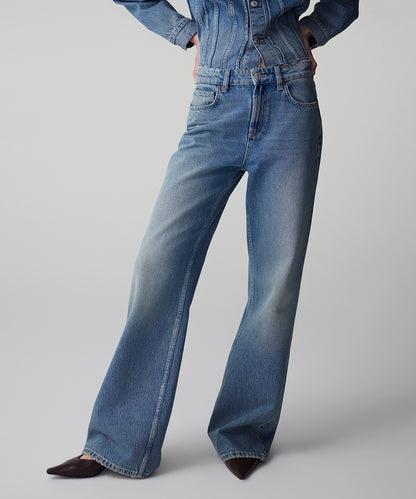 Wide Leg Jean Pantolon